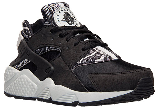 Nike Air Huarache Snakeskin Black White