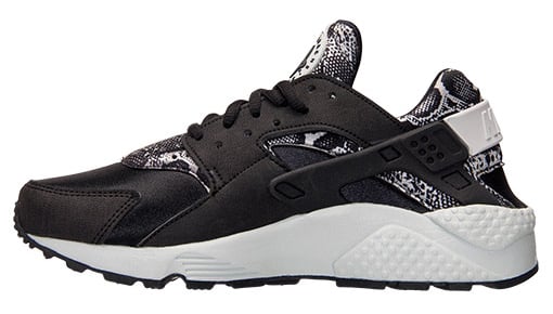 Nike Air Huarache Snakeskin Black White