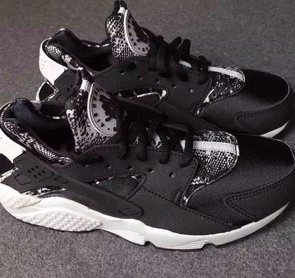 Nike Air Huarache 'Snakeskin' Black 