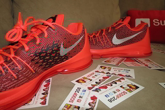 Nike KD 8 Bright Crimson Detailed Look