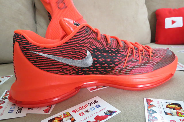 Nike KD 8 Bright Crimson Detailed Look