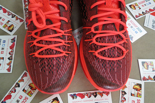 Nike KD 8 Bright Crimson Detailed Look