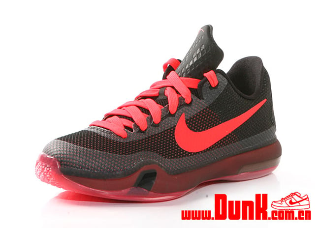 Nike Kobe 10 Black Bright Crimson Release Date