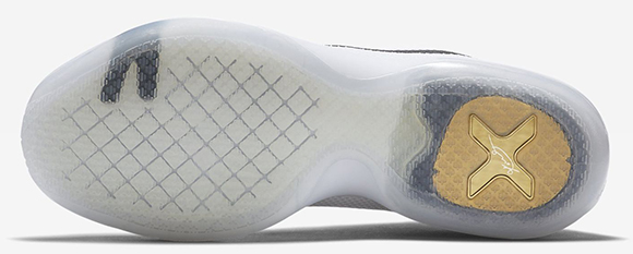 Nike Kobe 10 EP White Black Metallic Gold