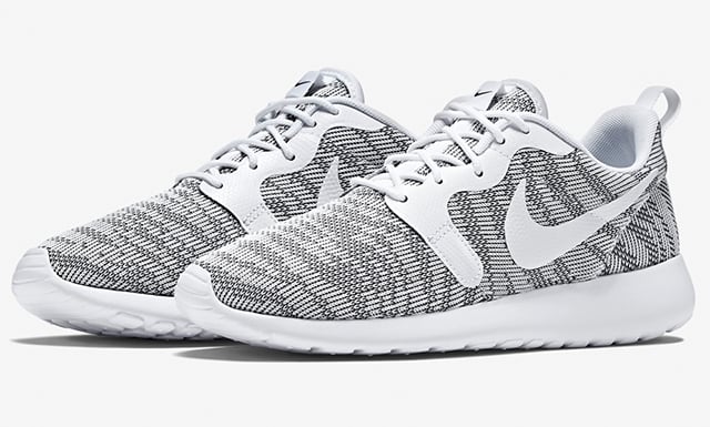 Nike Roshe Run Knit Jacquard White / Cool Grey