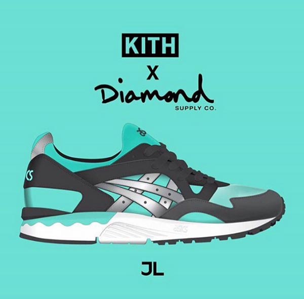 Ronnie Fieg Diamond Supply Asics Gel Saga Tiffany