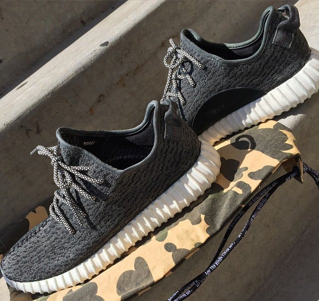 adidas Yeezy 350 Boost Forest Green Custom