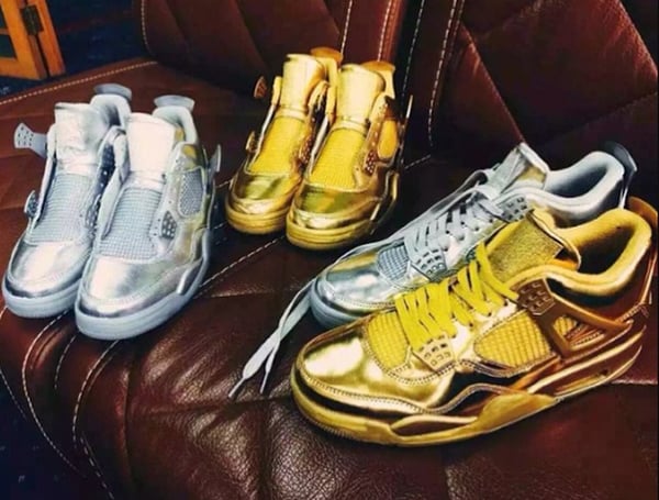 Air Jordan 4 Liquid Metal Pack