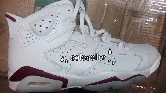 Air Jordan 6 Maroon 2015