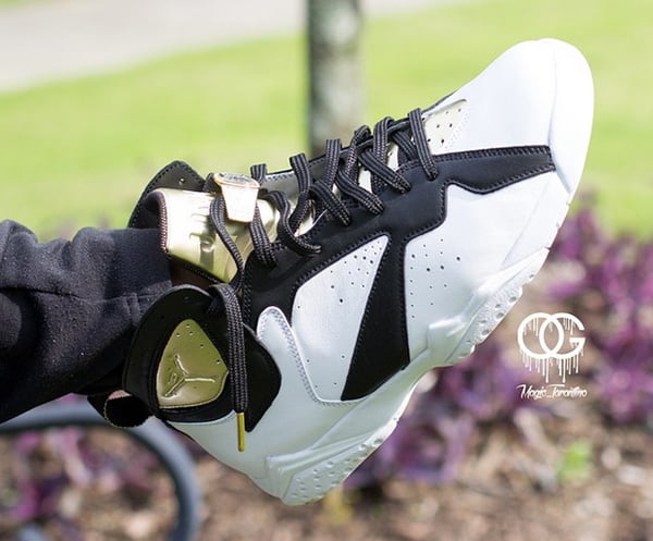 Air Jordan 7 ‘Champagne’ – On Foot