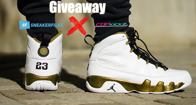 CopKickz SneakerFiles Air Jordan 9 Copper Statue Giveaway