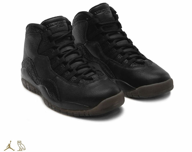 Drake Air Jordan 10 OVO Black Stingray