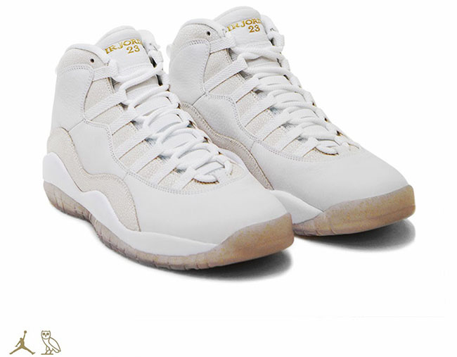 Drake Air Jordan 10 OVO White Stingray