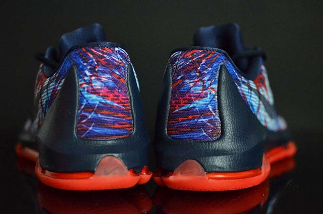 Nike KD 8 Independence Day Soar Midnight Navy Bright Crimson White