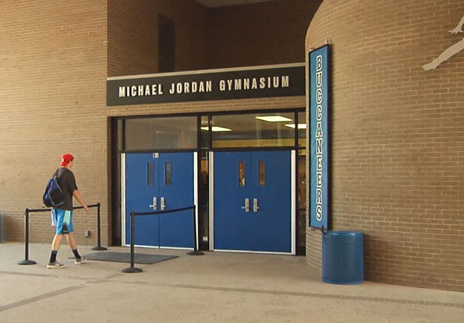 Michael Jordan Laney High School Gym