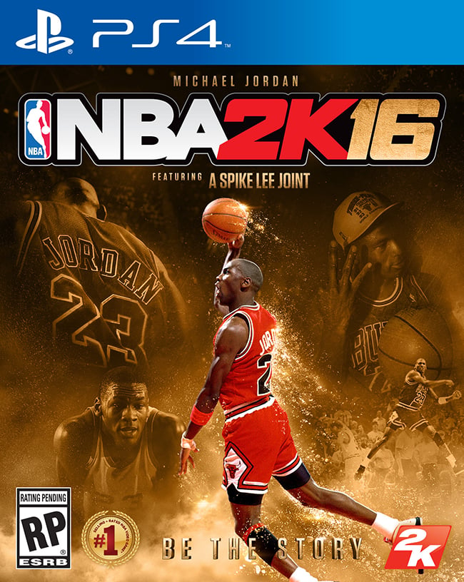 Michael Jordan NBA 2K16 Cover Playstation 4