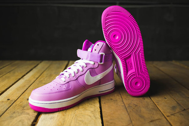 Nike Air Force 1 High GS Pink White | SneakerFiles