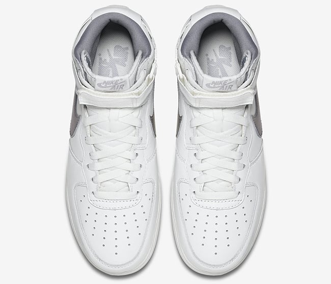 Nike Air Force 1 High White Wolf Grey Remastered
