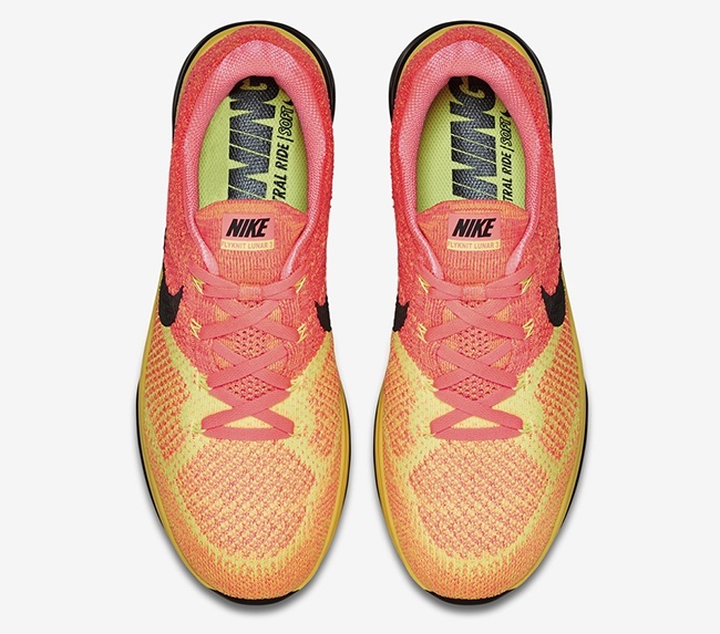 Nike Flyknit Lunar 3 Hot Lava Volt Laser Orange