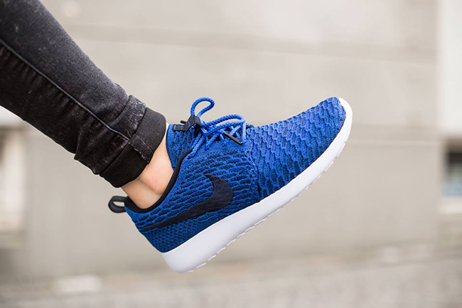 Nike Flyknit Roshe Run Game Royal Obsidian