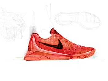 Nike KD 8 Sketch