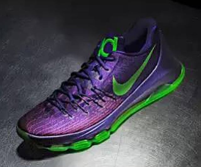 nike kd 8 purple and green