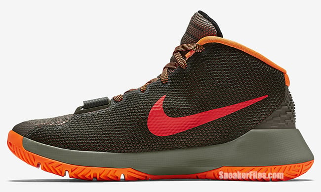 Nike KD Trey 5 III Medium Olive Bright Crimson