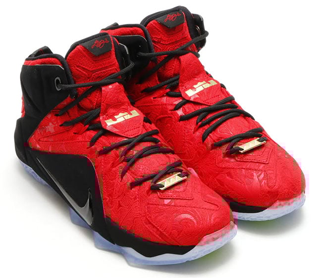 Nike LeBron 12 EXT Red Paisley
