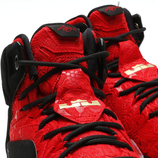 Nike LeBron 12 EXT Red Paisley