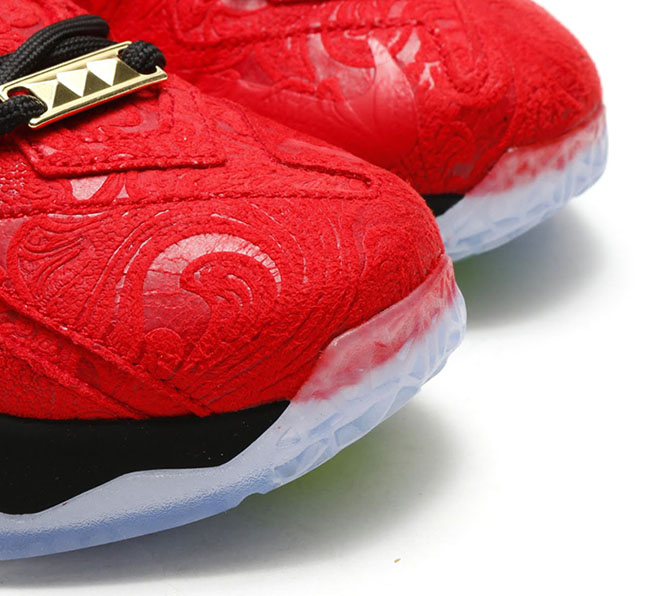 Nike LeBron 12 EXT Red Paisley