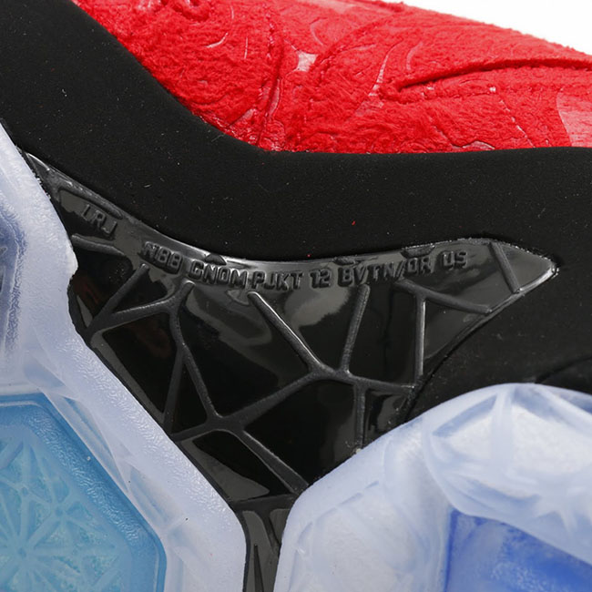 Nike LeBron 12 EXT Red Paisley