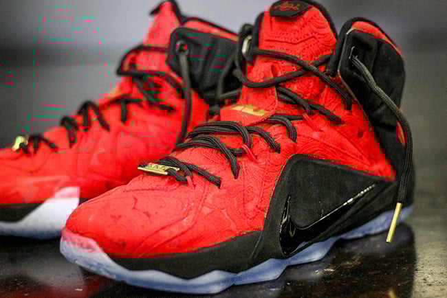 Nike LeBron 12 EXT Red Paisley