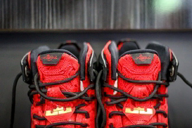 Nike LeBron 12 EXT Red Paisley