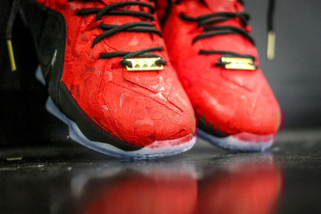 Nike LeBron 12 EXT Red Paisley