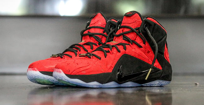 Nike LeBron 12 EXT Red Paisley