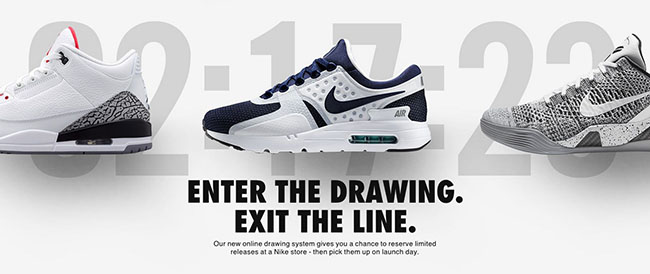 Nike Announces Online Sneaker Raffle System