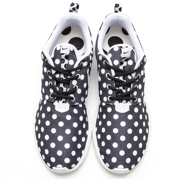 Nike Roshe Run NM Polka Dot Black