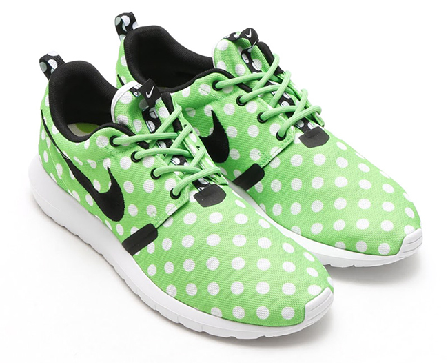 Nike Roshe Run NM Polka Dot Green