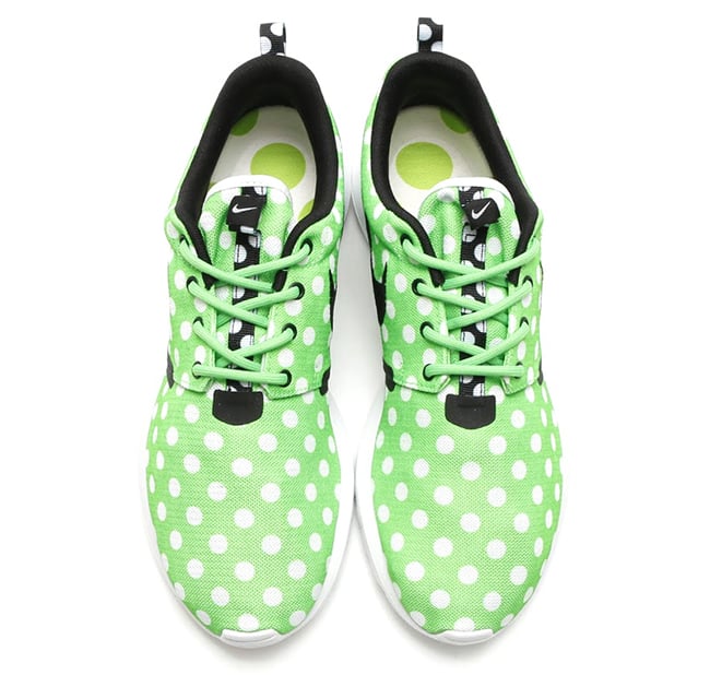 Nike Roshe Run NM Polka Dot Green