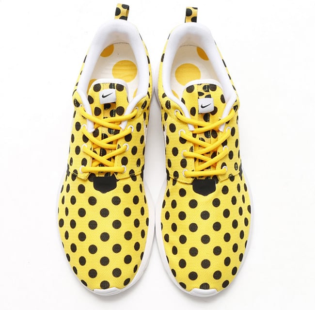 Nike Roshe Run NM Polka Dot Yellow