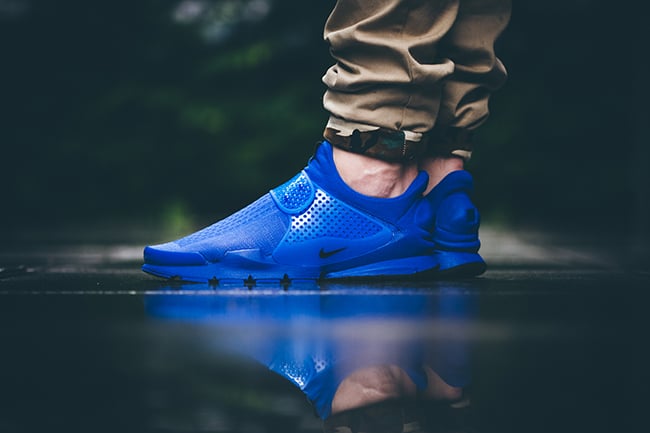 Nike Sock Dart Independence Day Blue On Feet
