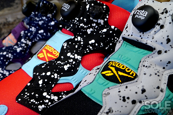 Reebok Insta Pump Furry Splatter Pack