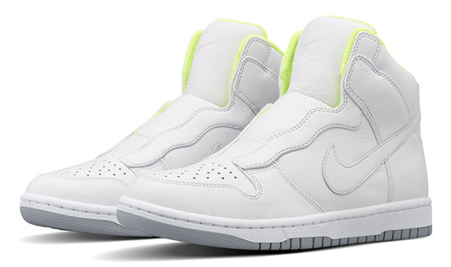 Sacai NikeLab Dunk Lux High White