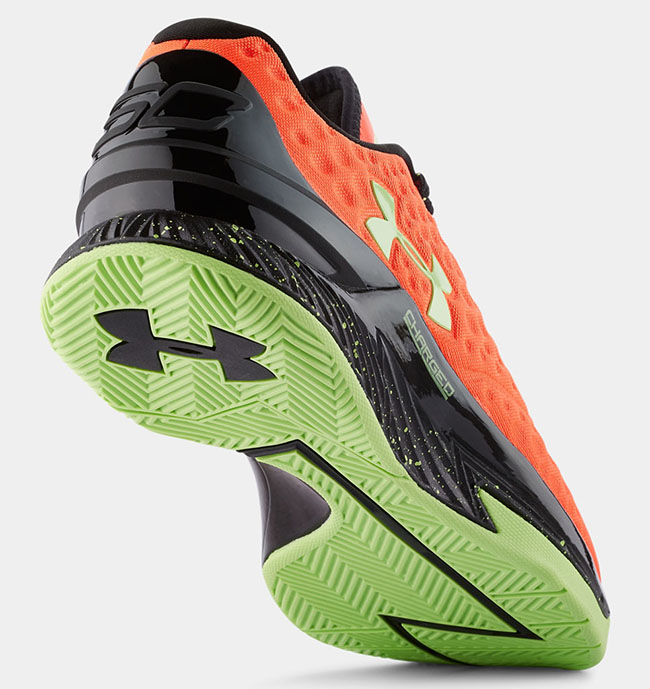 Under Armour Curry One Low Orange Black Green