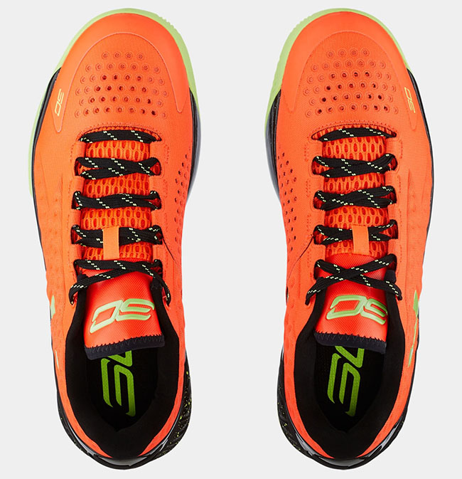 Under Armour Curry One Low Orange Black Green | SneakerFiles