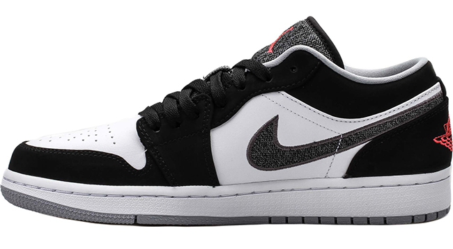 Air Jordan 1 Low Lifestyle Black White Infrared