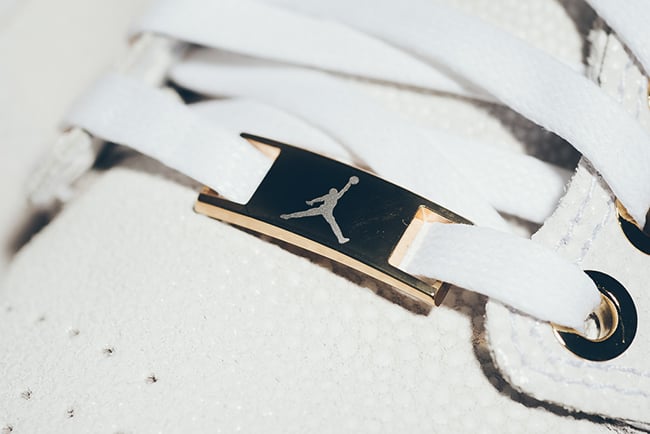 Air Jordan 1 Pinnacle White Metallic Gold