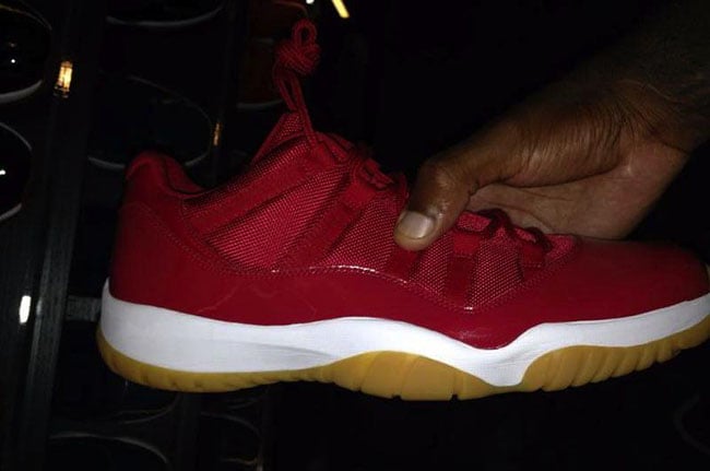 jordan 11 low red