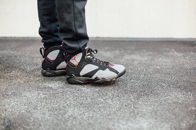 bordeaux 7s on feet