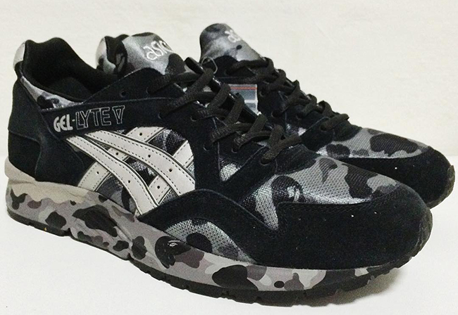 Bape x Asics Gel Lyte V Sample